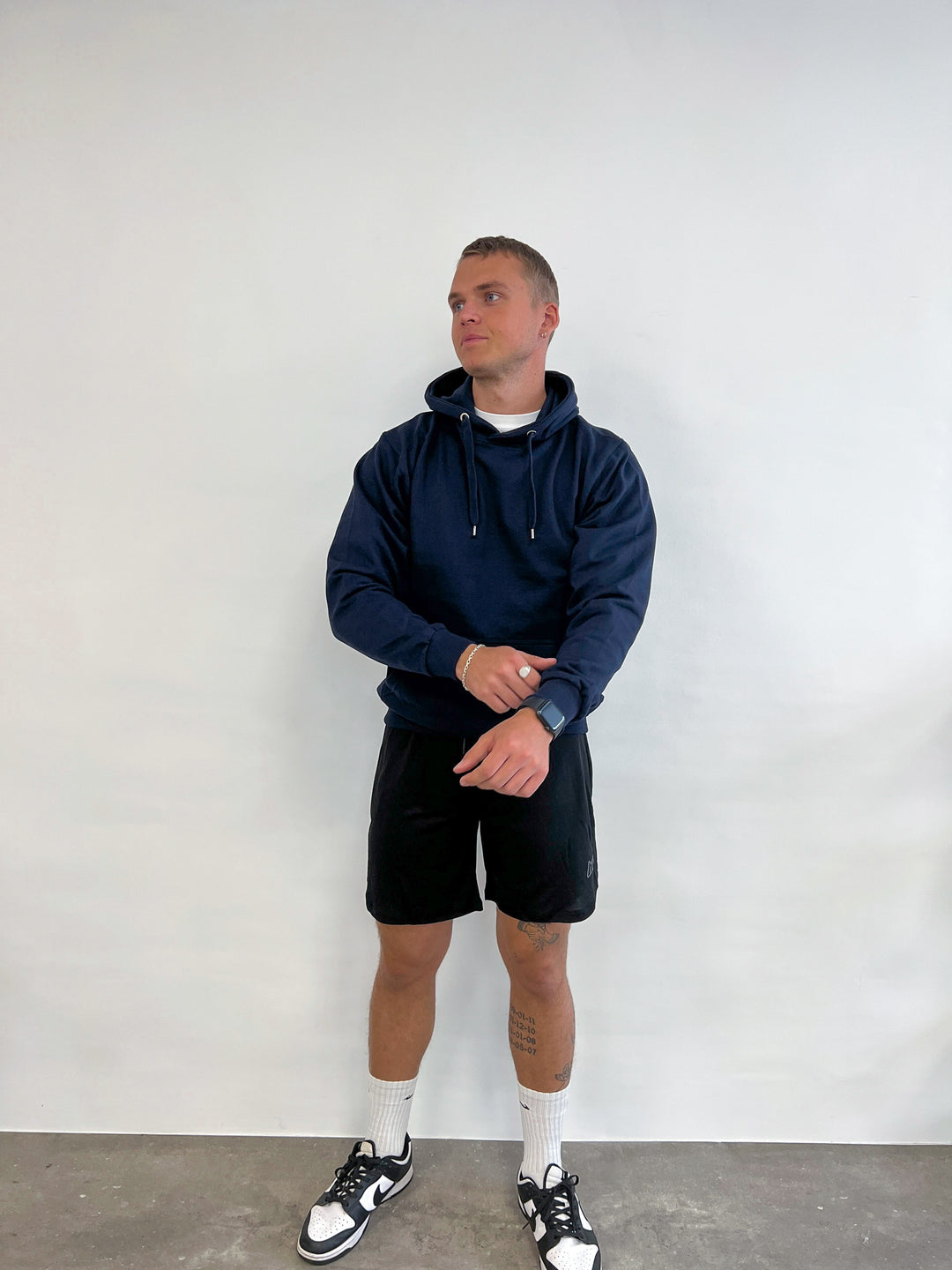Mens Comfort Hoodie Navy Blue