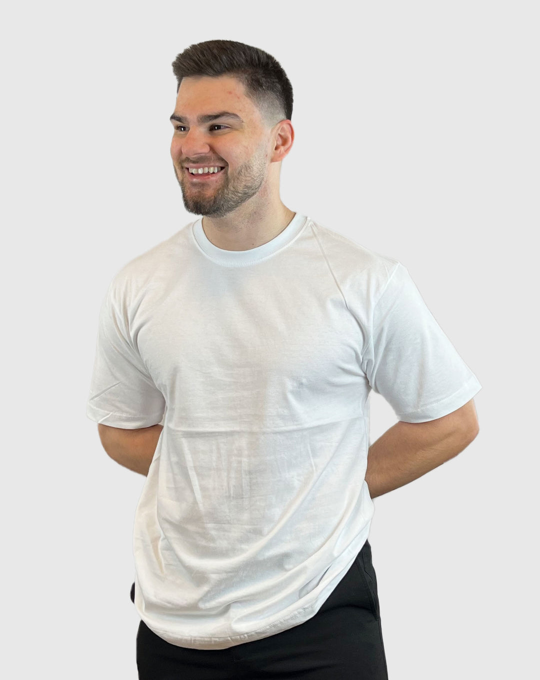 Mens Basic Tee Oversized White